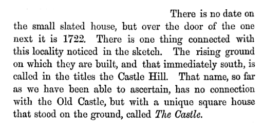 Houses at Castle Hill, Hillhead