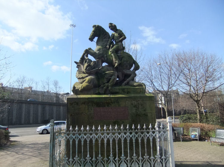 Statue of St George and the dragon, Glasgow