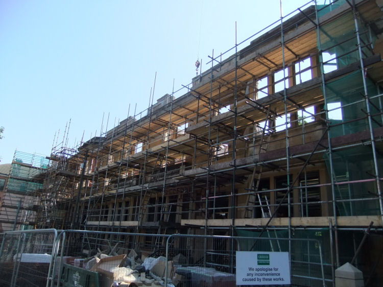 Fa�ade retention project at Lilybank Terrace, Hillhead