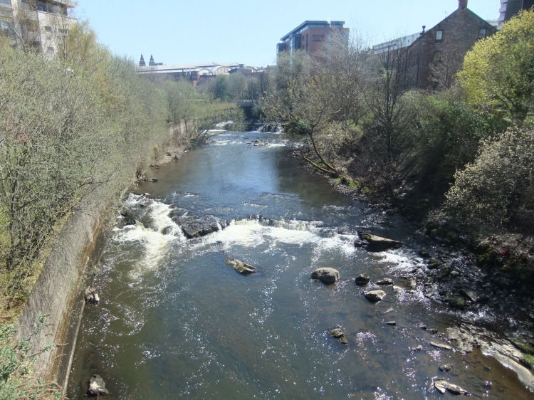 Weirs on the River Kelvin, Partick