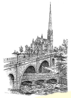 Sketch of 1840 and earlier Kelvin bridges