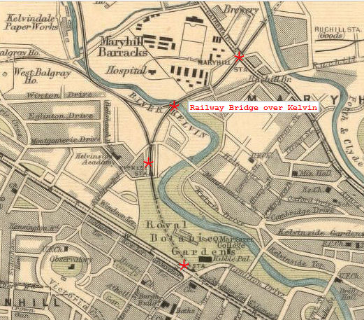 Kirklee Station lay between Maryhill Central and Botanic Gardens Stations