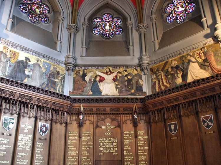 Lansdowne Church War Memorial by sculptor Evelyn Beale
