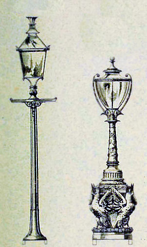 Lamp standards from Walter Macfarlane's catalogue