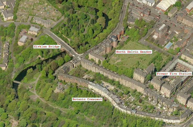 Photograph of undeveloped area now known as North Kelvin Meadow