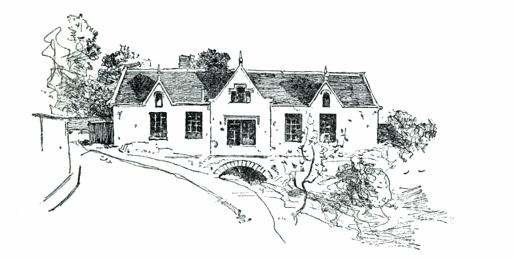 Pencil Sketch of North Woodside Flint Mill