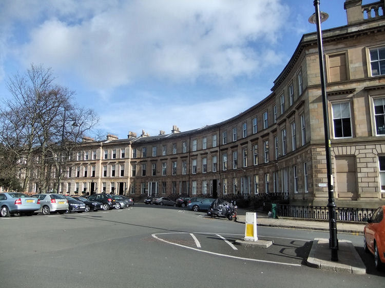 View of the northern side of Park Circus, Glasgow