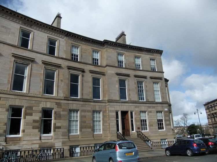 End terrace on  southern side of Park Circus