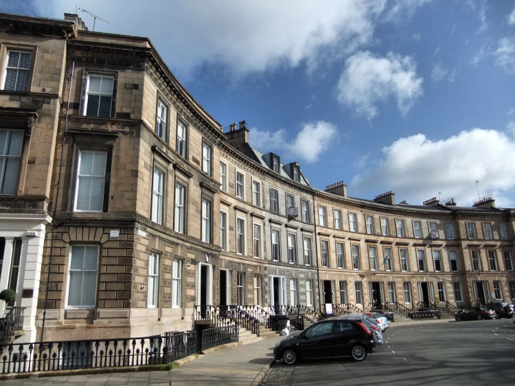 View of the northern side of Park Circus