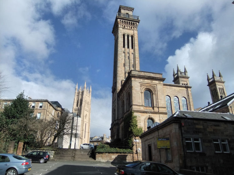 Towers of Park Church and Trinity College