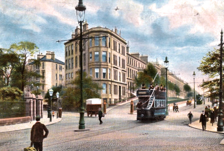 Junction of Great Western Road and Queen Margaret Drive 
