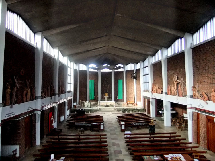 Interior of St Charles Church, North Kelvinside