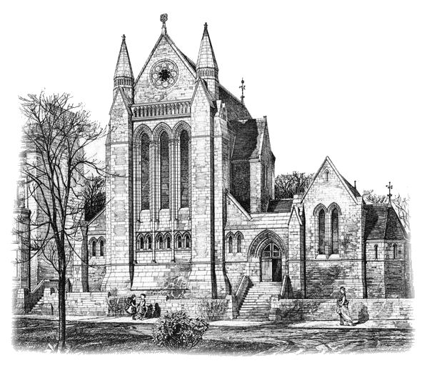 Engraving of Belhaven U.P. Church, Glasgow