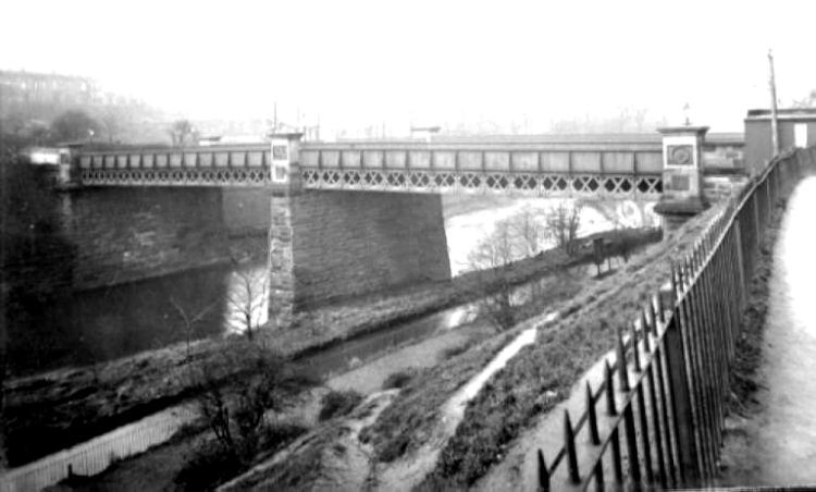 View of Mr Walker's cab office  at the northern approach to his bridge