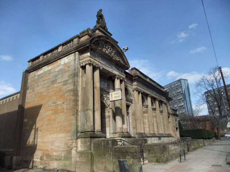 view of Woodside Library, St George's Road, Glasgow